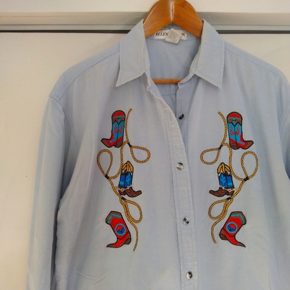 Western Women's Button Down - Picture 1 of 9